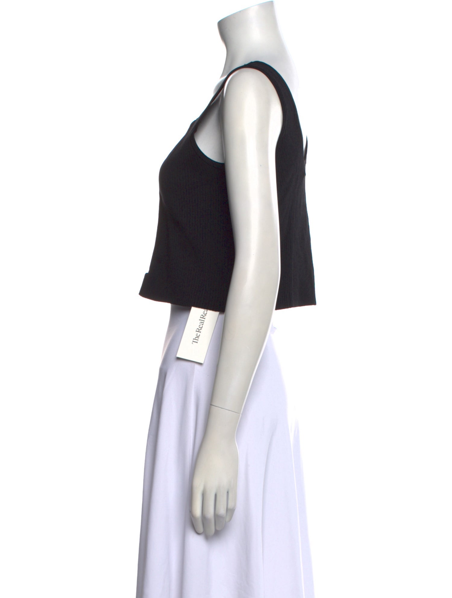 Christopher Esber Scoop Neck Sleeveless Crop Top w/ Tags