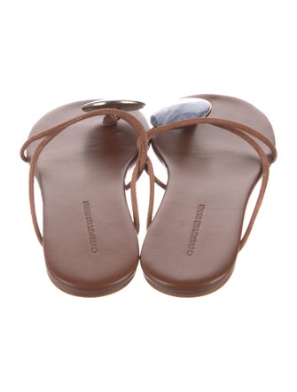 Christopher Esber Leather Slides