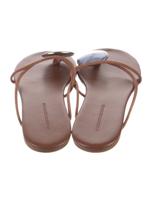 Christopher Esber Leather Slides