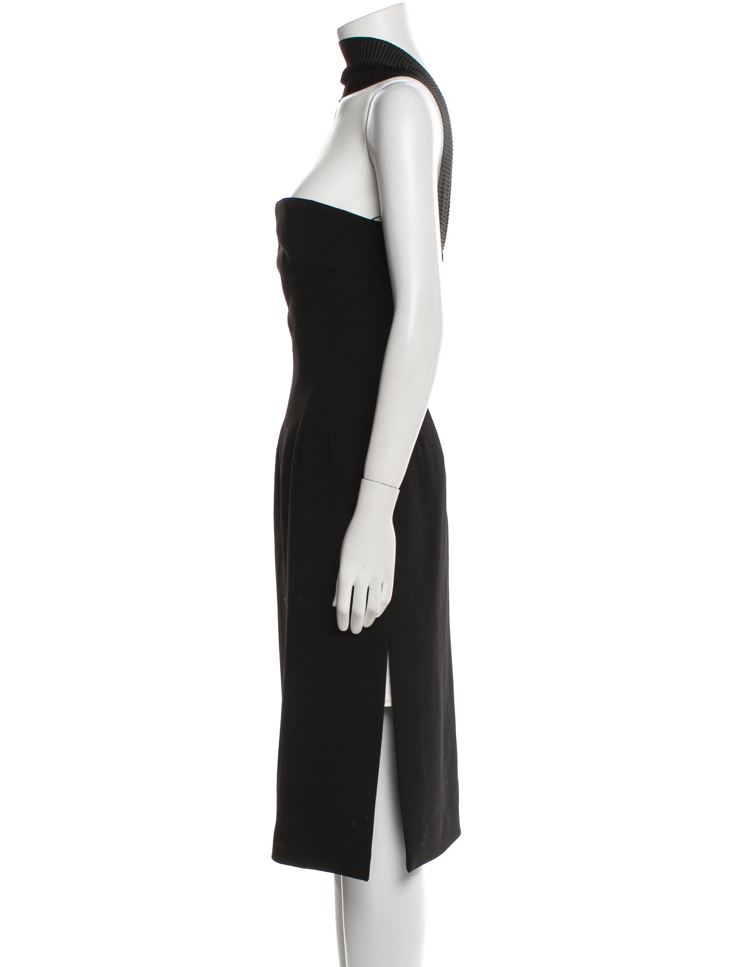 Christopher Esber Strapless Midi Length Dress