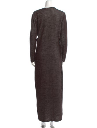 Christopher Esber Crew Neck Long Dress
