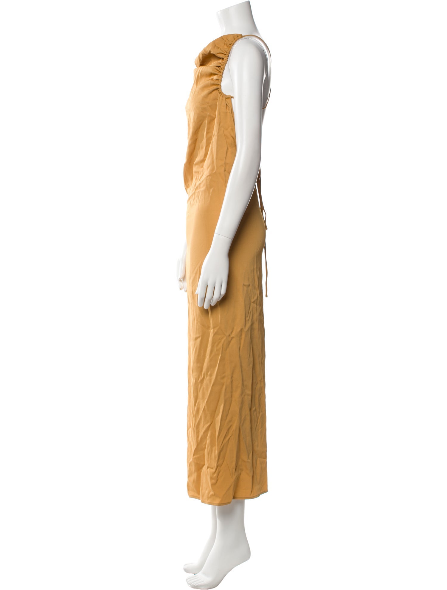 Christopher Esber Bateau Neckline Long Dress