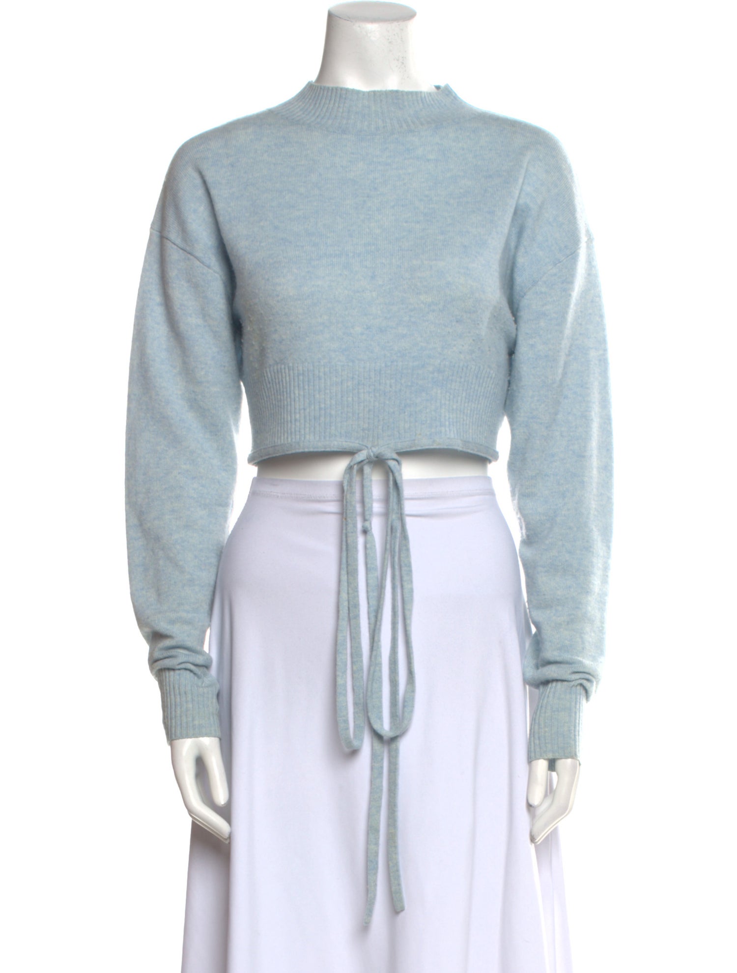 Christopher Esber Wool Mock Neck Sweater