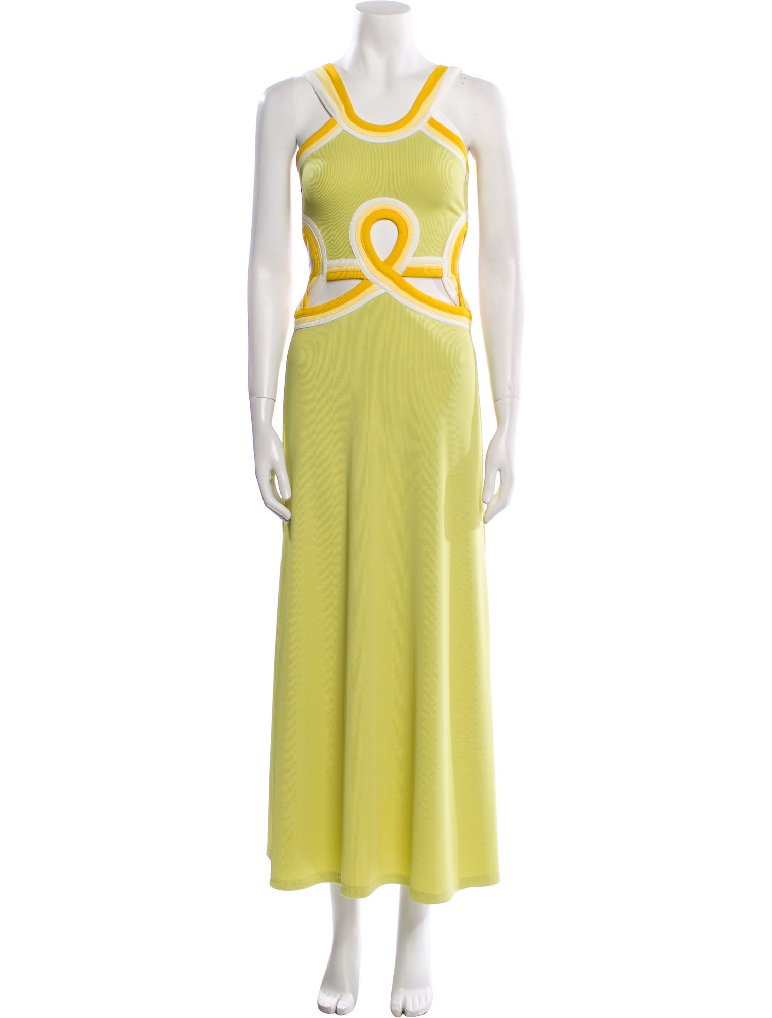 Christopher Esber Striped Long Dress