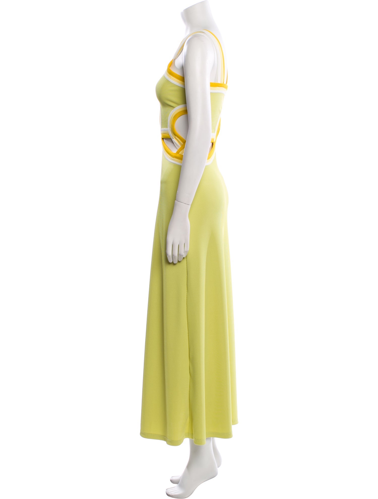 Christopher Esber Striped Long Dress