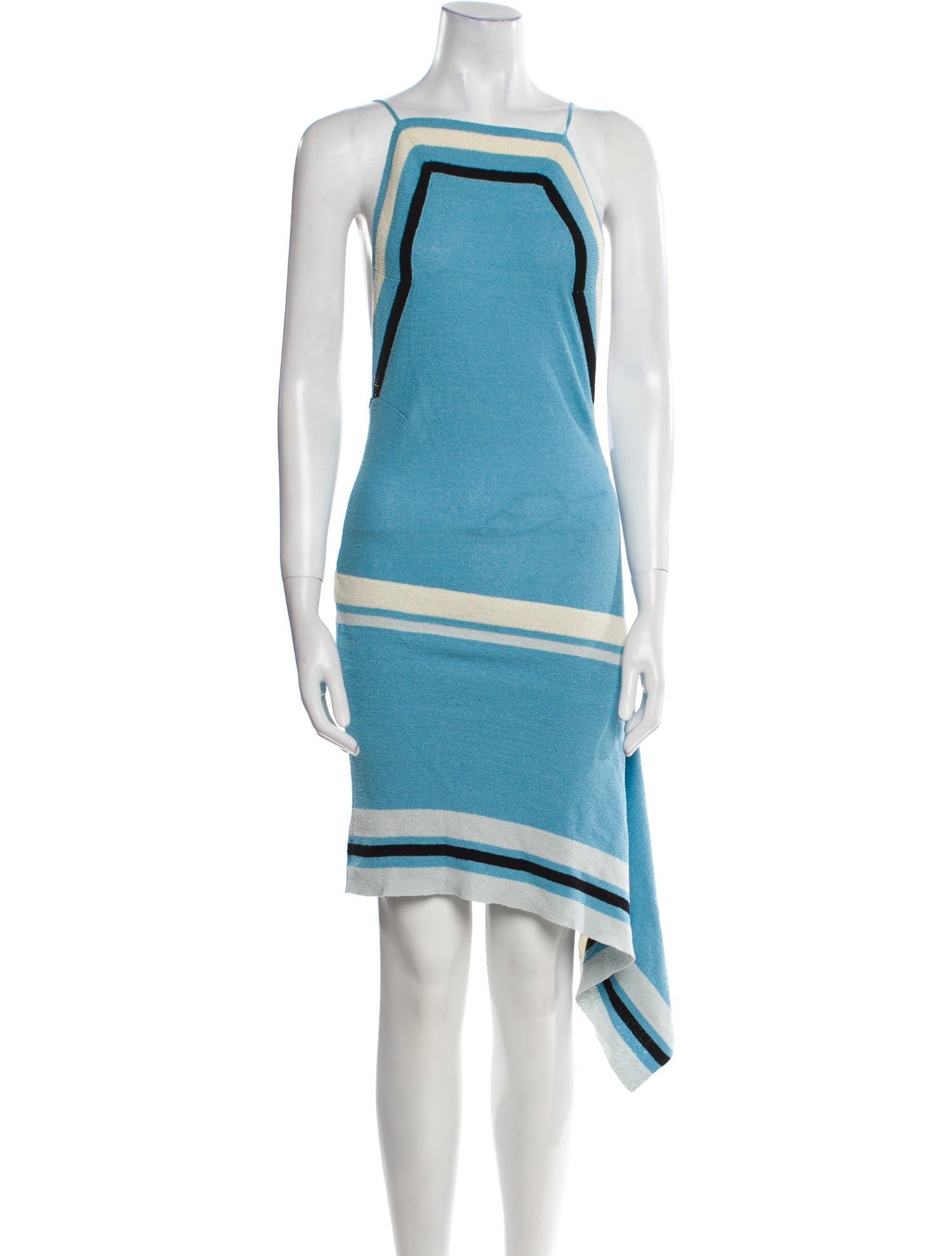 Christopher Esber Striped Knee-Length Dress