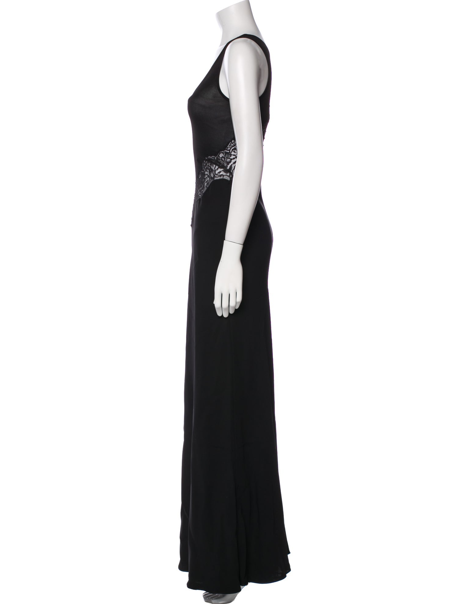 Christopher Esber Scoop Neck Long Dress