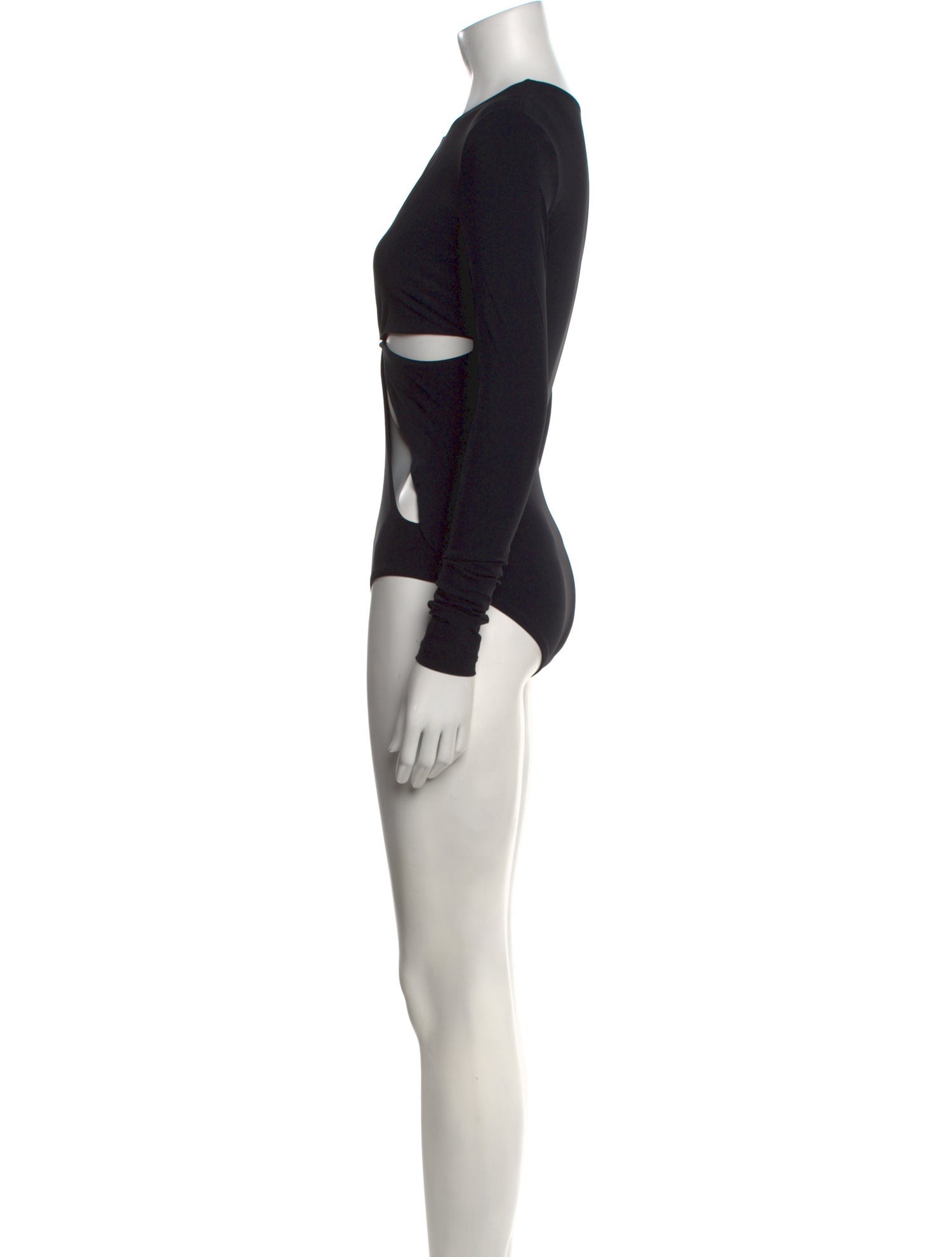 Christopher Esber Crew Neck Long Sleeve Bodysuit