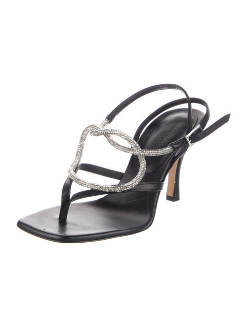 Christopher Esber Leather Slingback Sandals