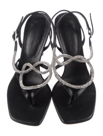 Christopher Esber Leather Slingback Sandals