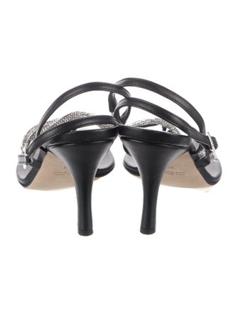 Christopher Esber Leather Slingback Sandals