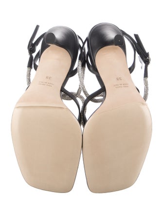 Christopher Esber Leather Slingback Sandals