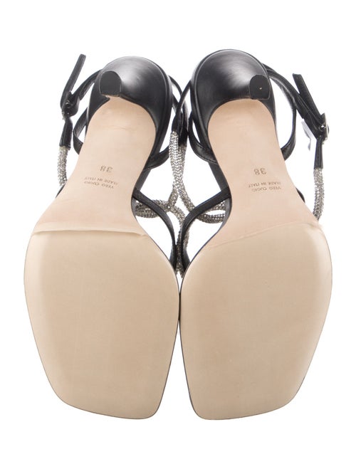 Christopher Esber Leather Slingback Sandals