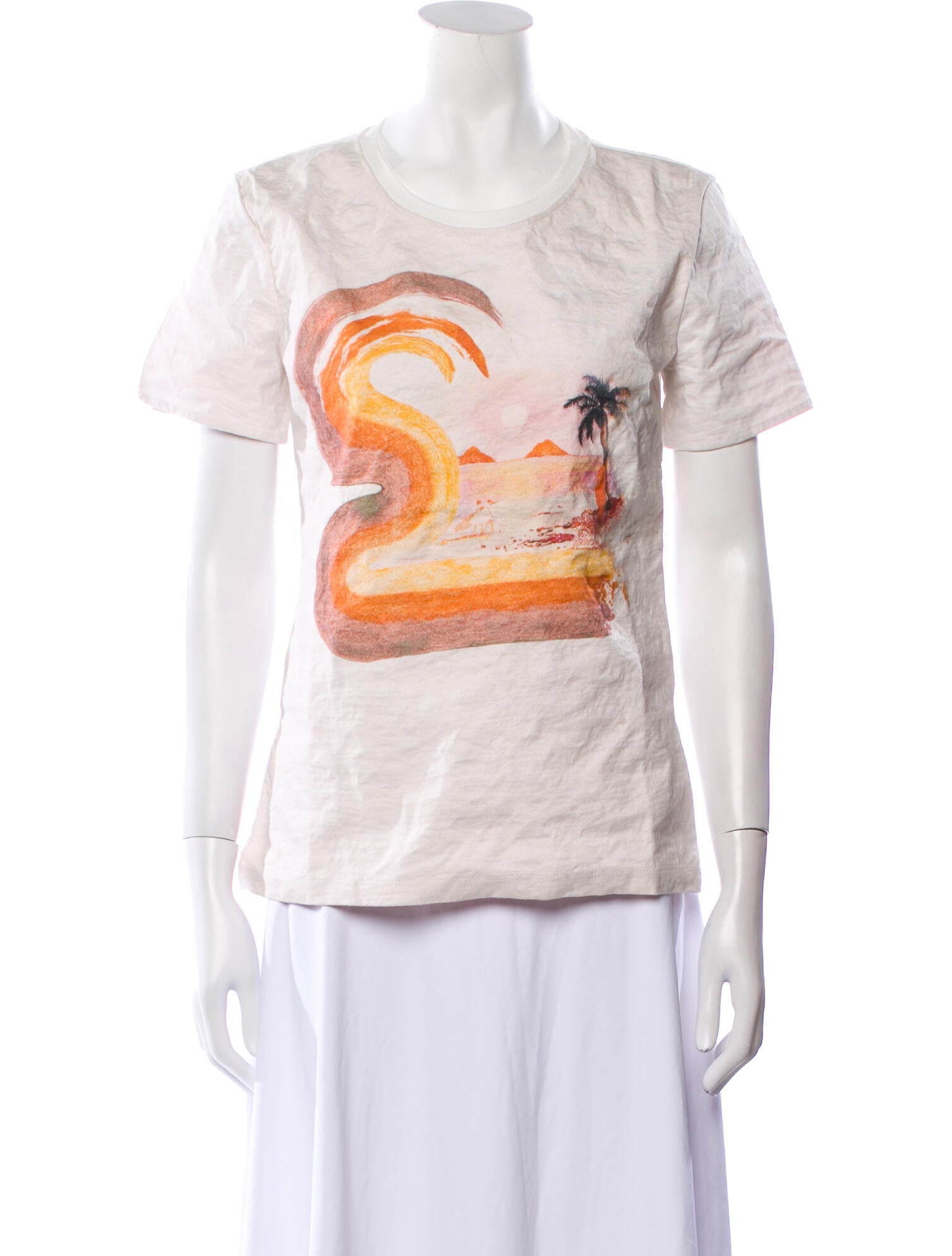 Christopher Esber Graphic Print Crew Neck T-Shirt