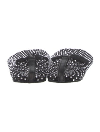 Christopher Esber Crystal Embellishments Mules
