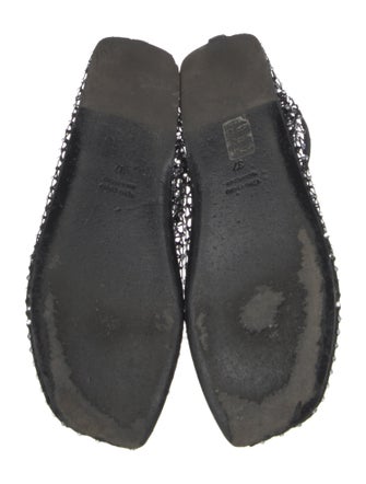 Christopher Esber Crystal Embellishments Mules