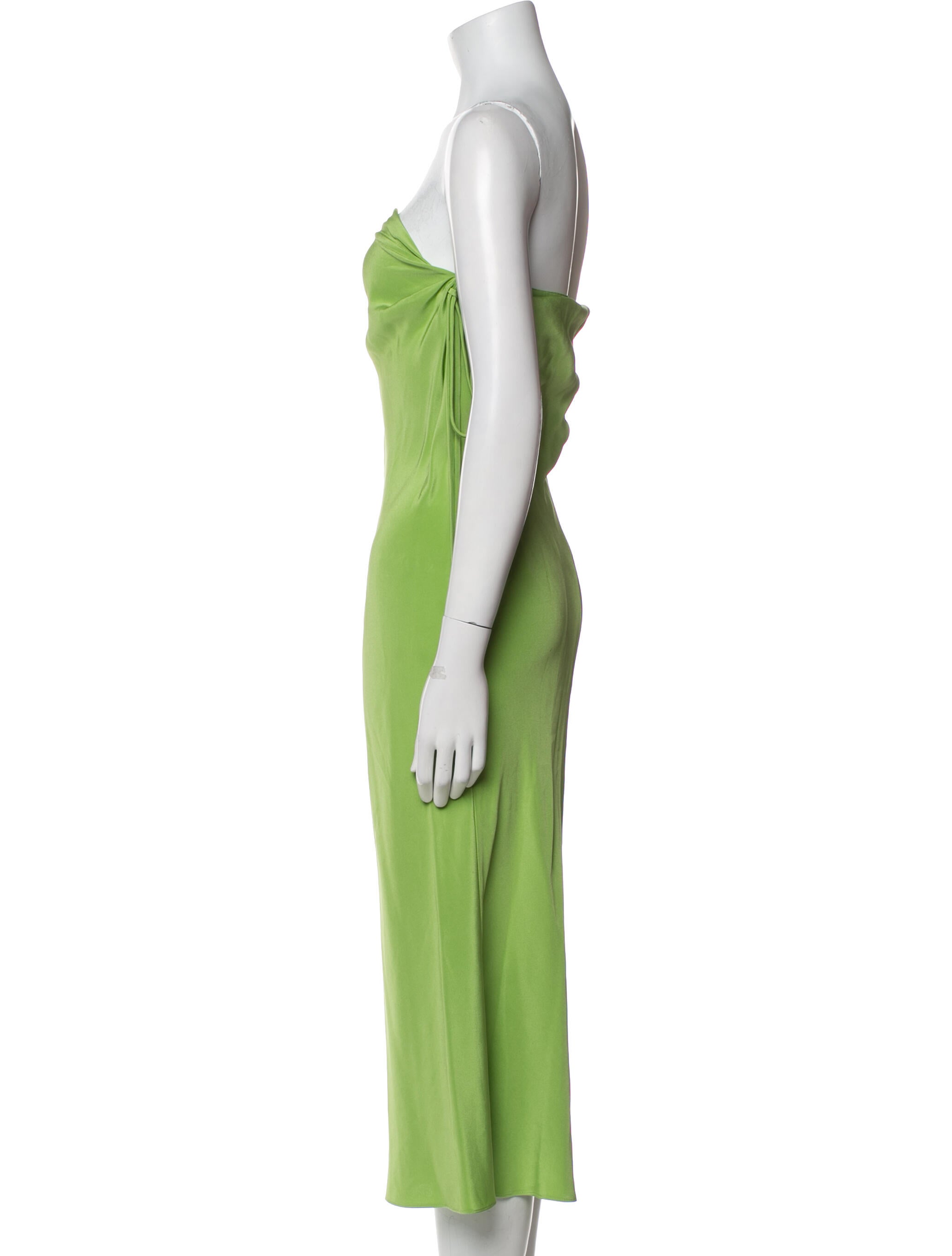 Christopher Esber Silk Knee-Length Dress