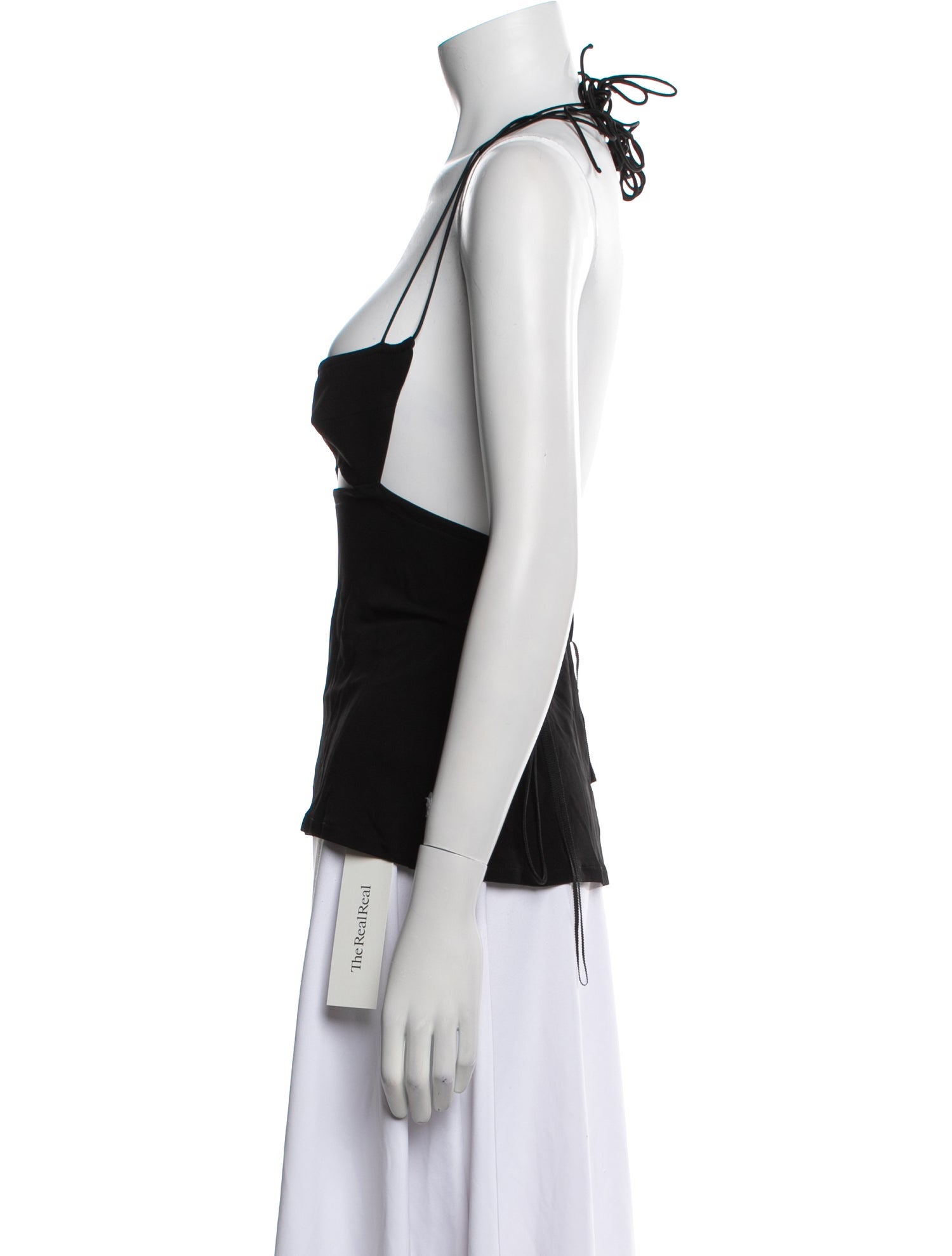 Christopher Esber Square Neckline Sleeveless Top