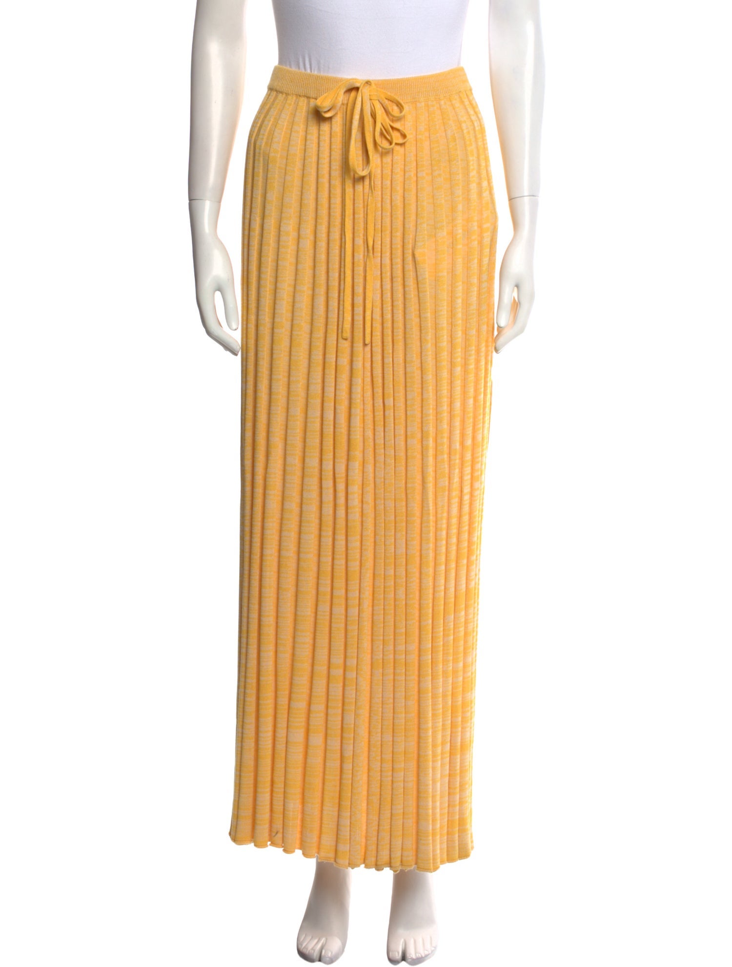 Christopher Esber Pleated Accents Midi Length Skirt