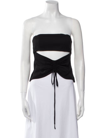 Christopher Esber Strapless Crop Top