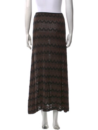 Christopher Esber Striped Midi Length Skirt