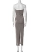 Christopher Esber Strapless Long Dress