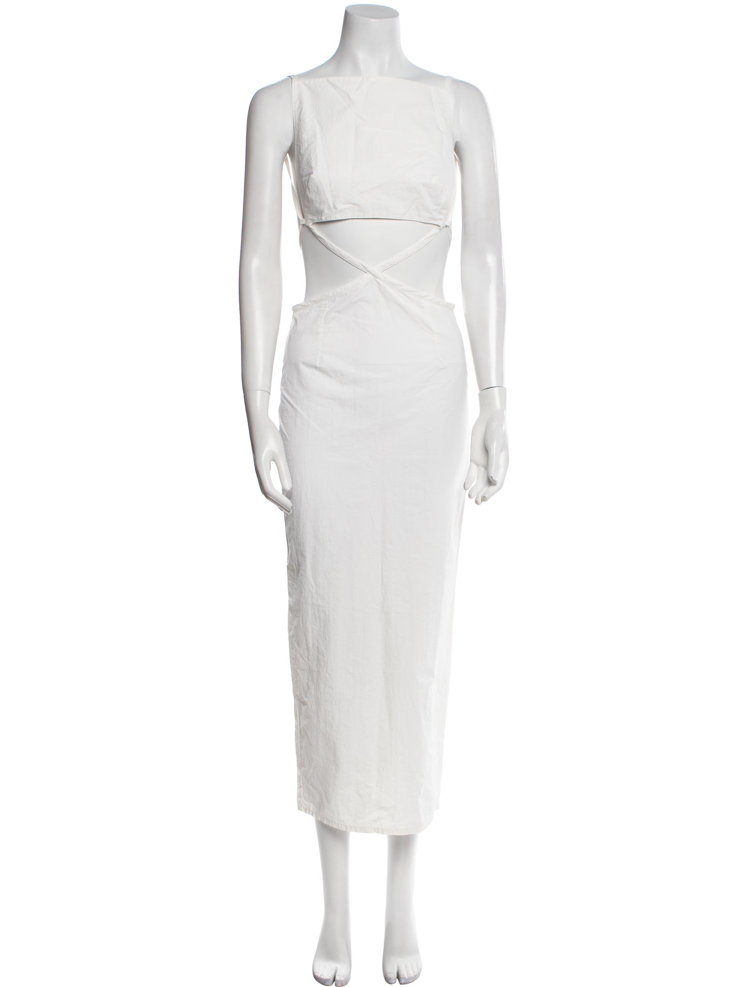 Christopher Esber Bateau Neckline Long Dress