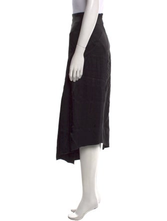 Christopher Esber Grosgrain Trim Midi Length Skirt