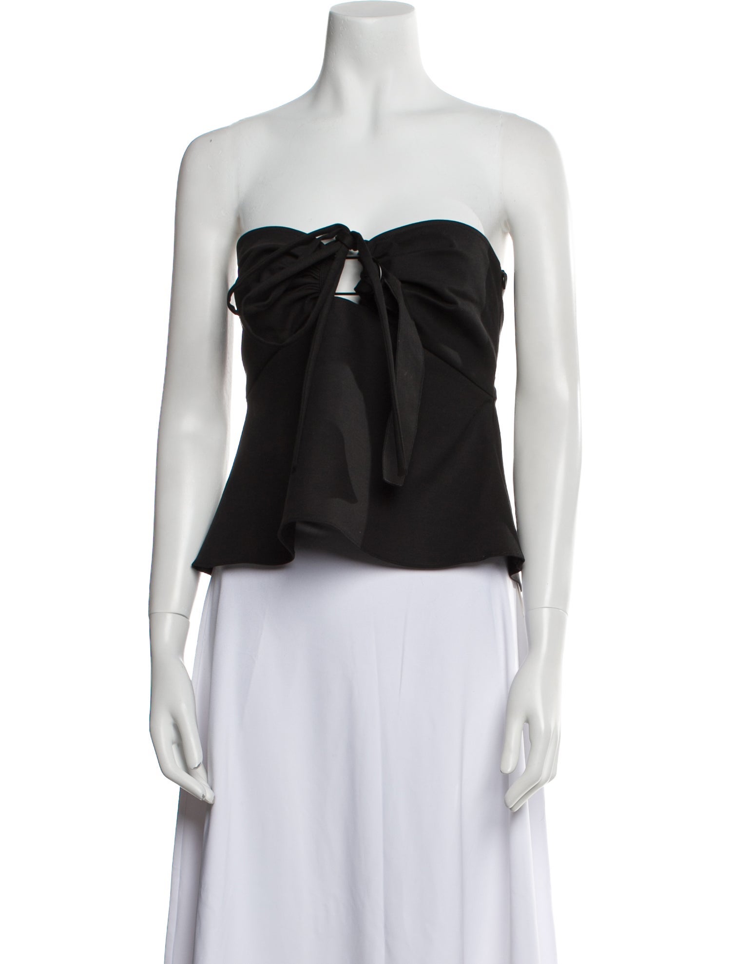 Christopher Esber Strapless Crop Top