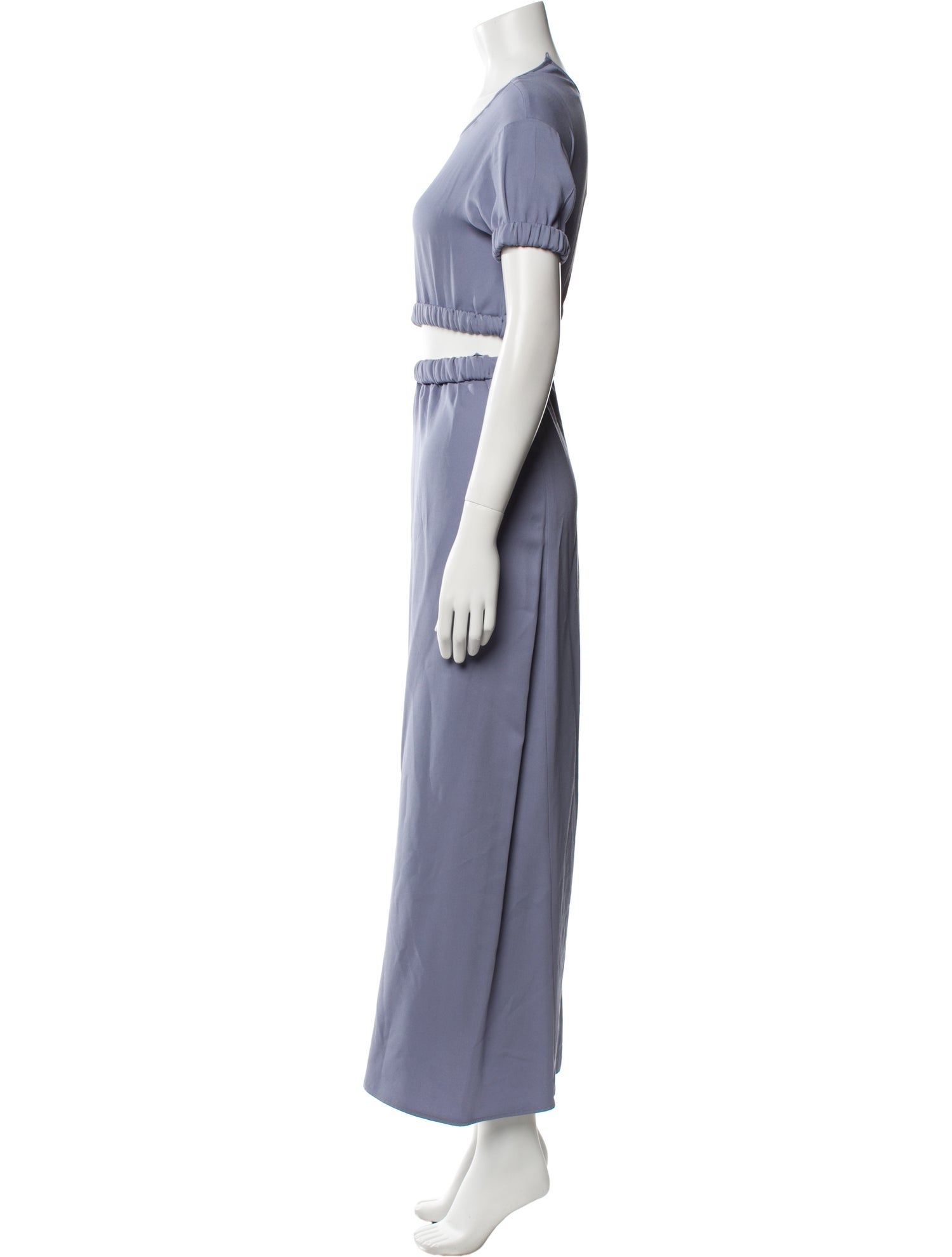 Christopher Esber Crew Neck Long Dress