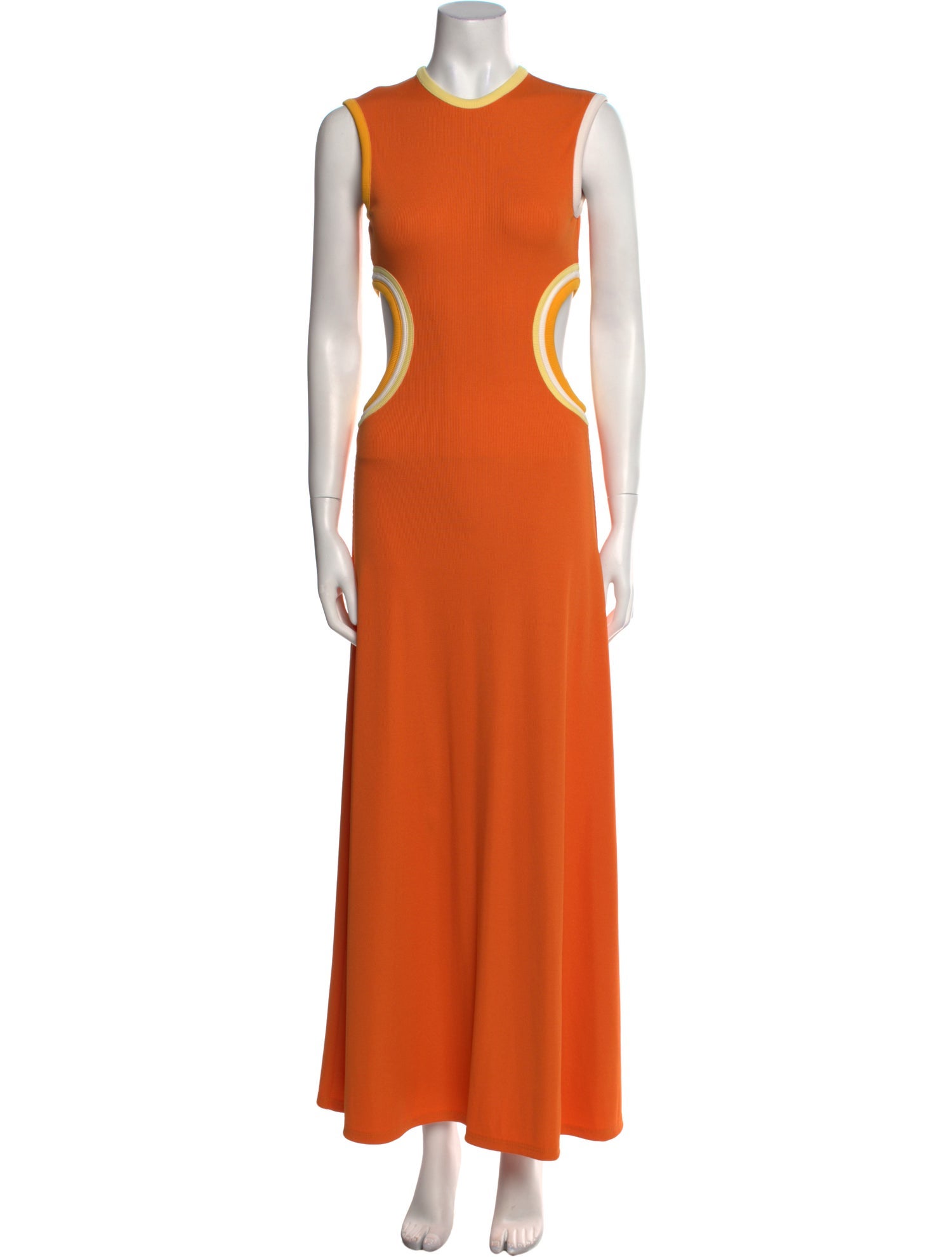 Christopher Esber Crew Neck Long Dress