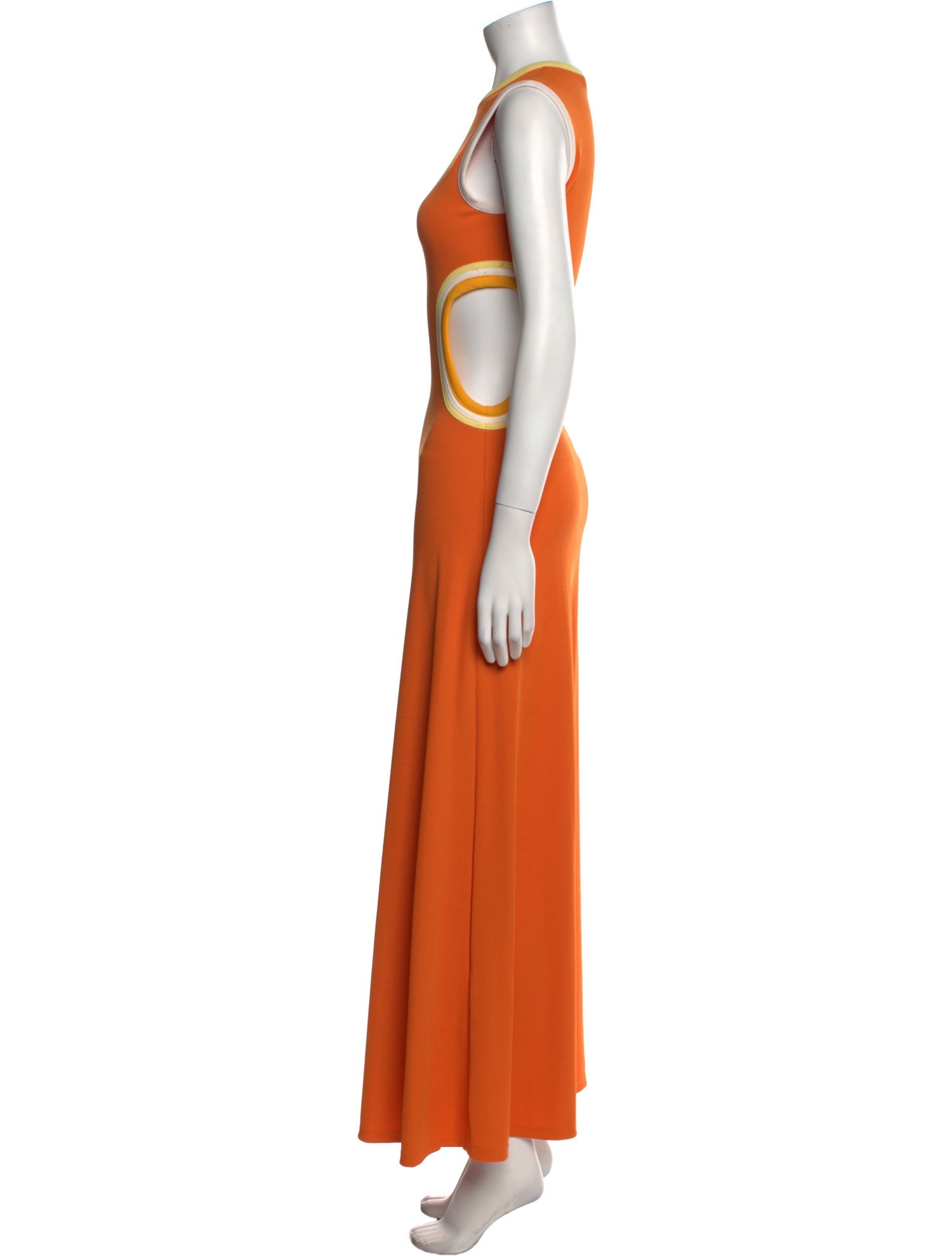 Christopher Esber Crew Neck Long Dress