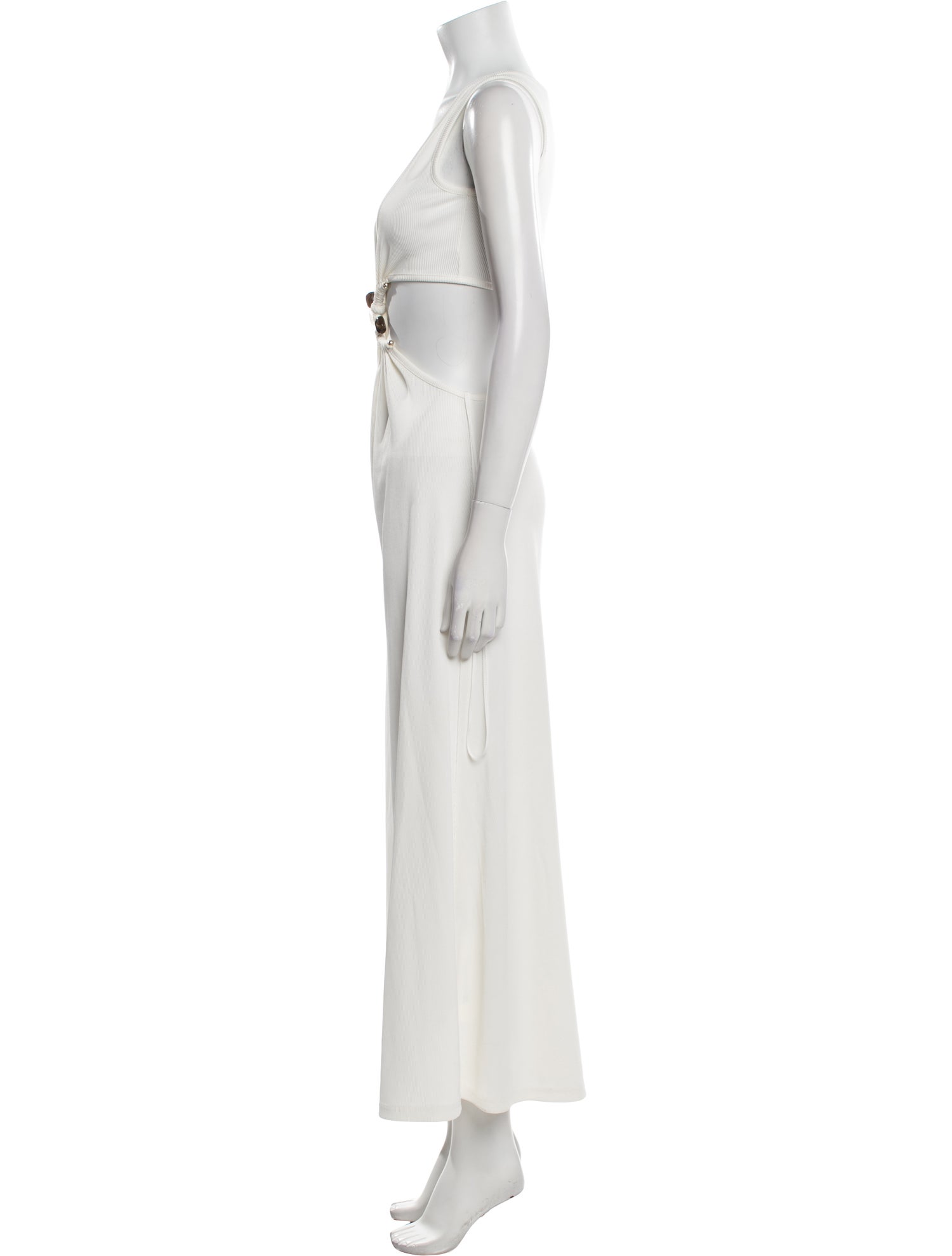 Christopher Esber Plunge Neckline Long Dress