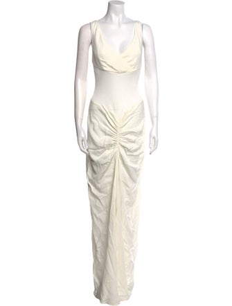 Christopher Esber Cowl Neck Long Dress