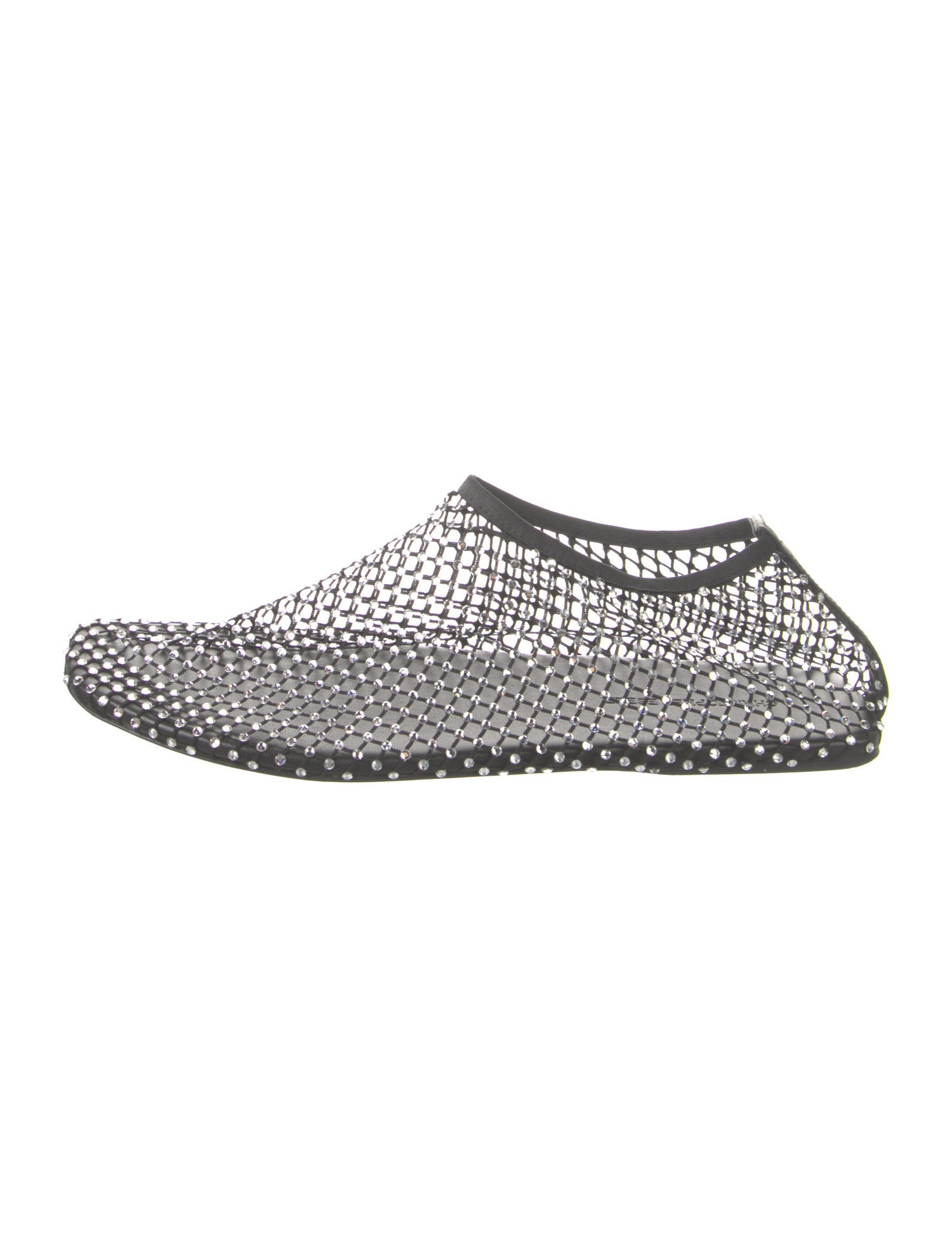 Christopher Esber Mesh Crystal Embellishments Flats