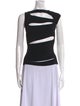 Christopher Esber Bateau Neckline Sleeveless Top