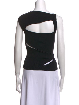 Christopher Esber Bateau Neckline Sleeveless Top