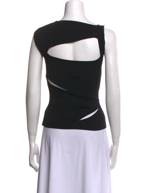 Christopher Esber Bateau Neckline Sleeveless Top