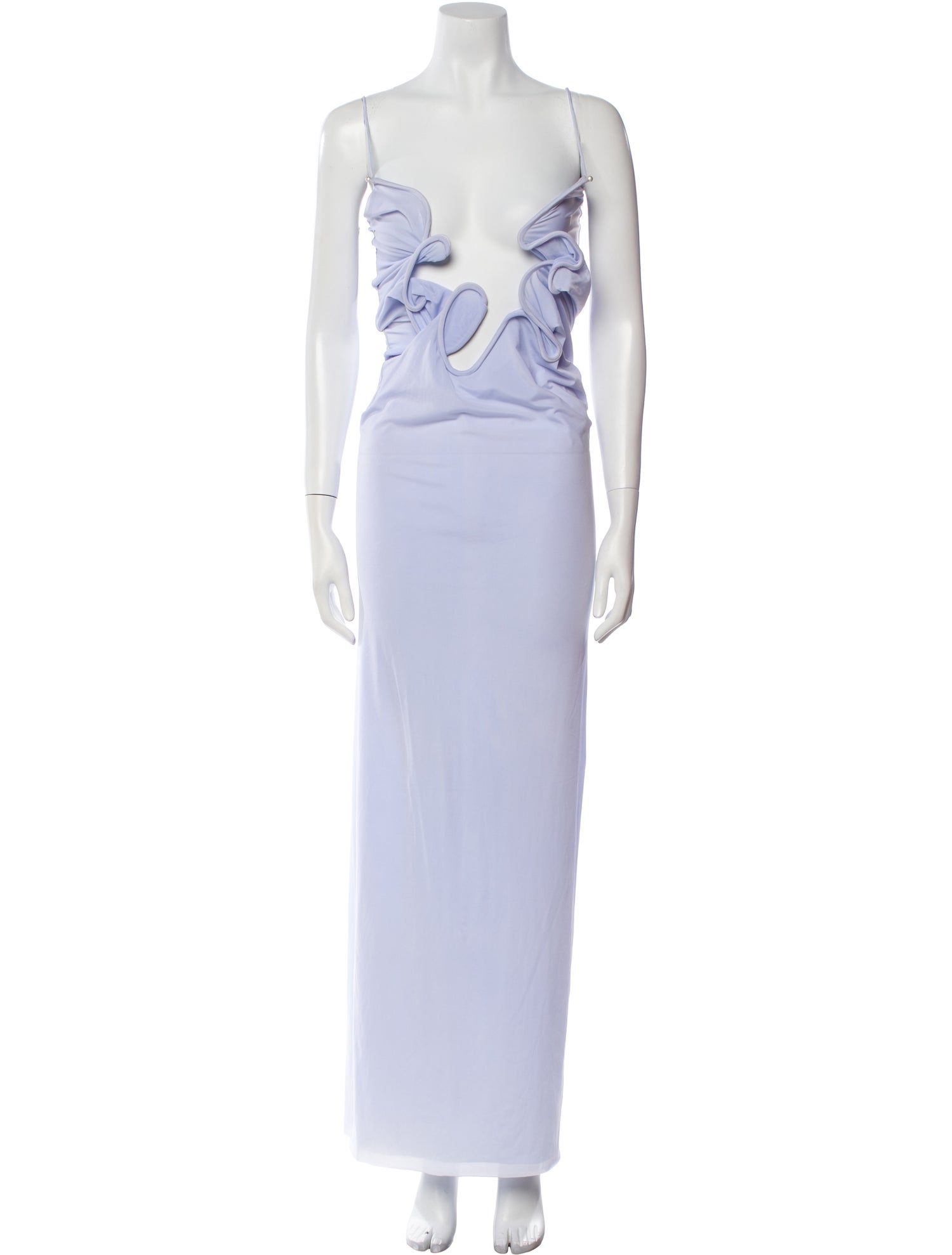 Christopher Esber Square Neckline Long Dress