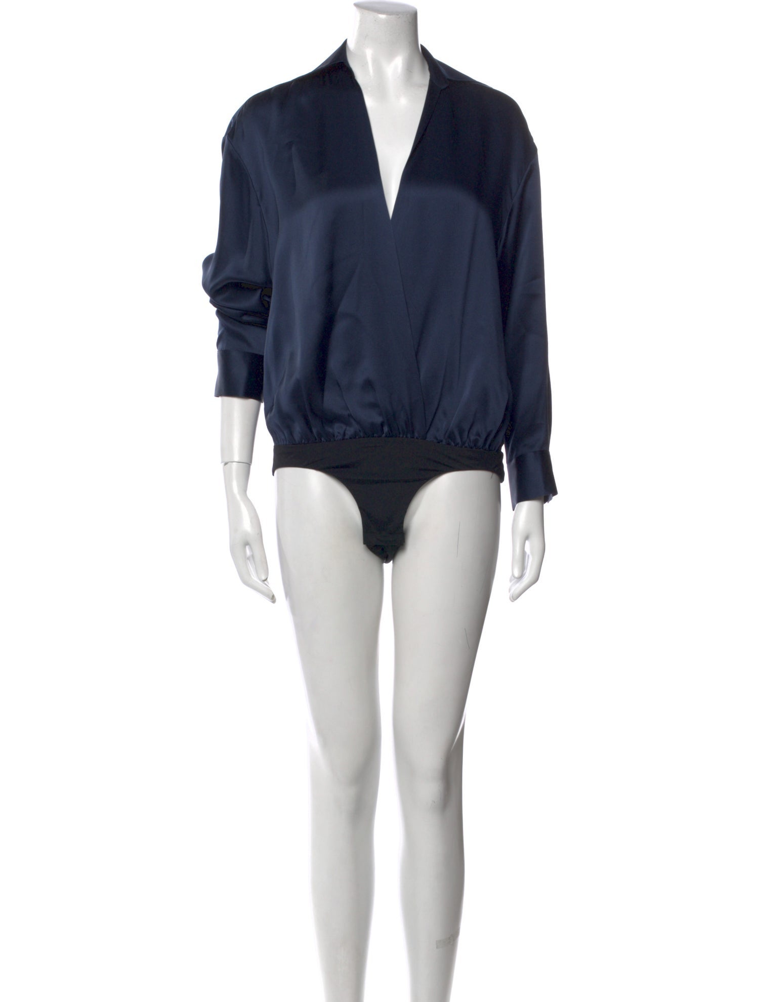 Christopher Esber Silk V-Neck Bodysuit