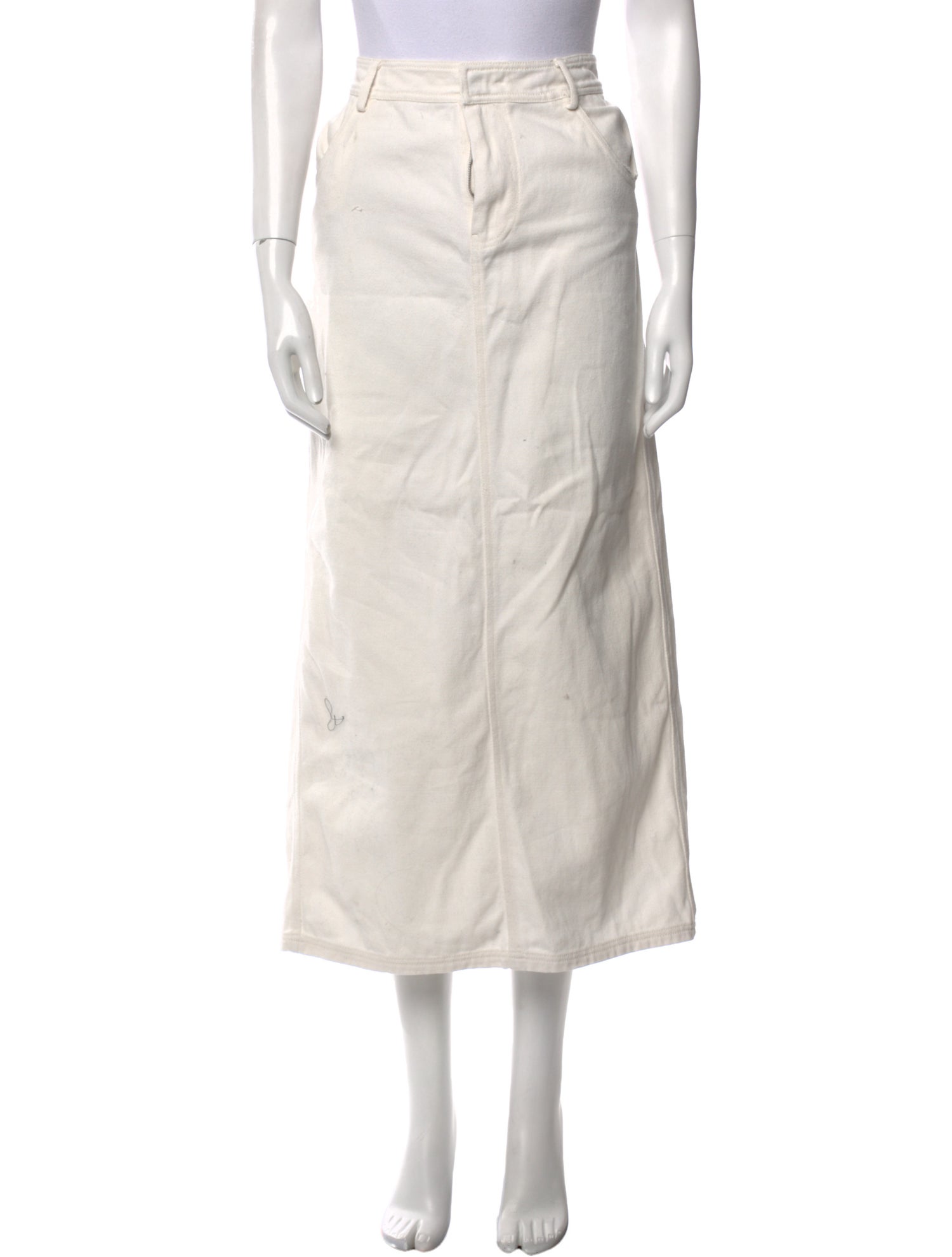 Christopher Esber Cutout Accent Midi Length Skirt