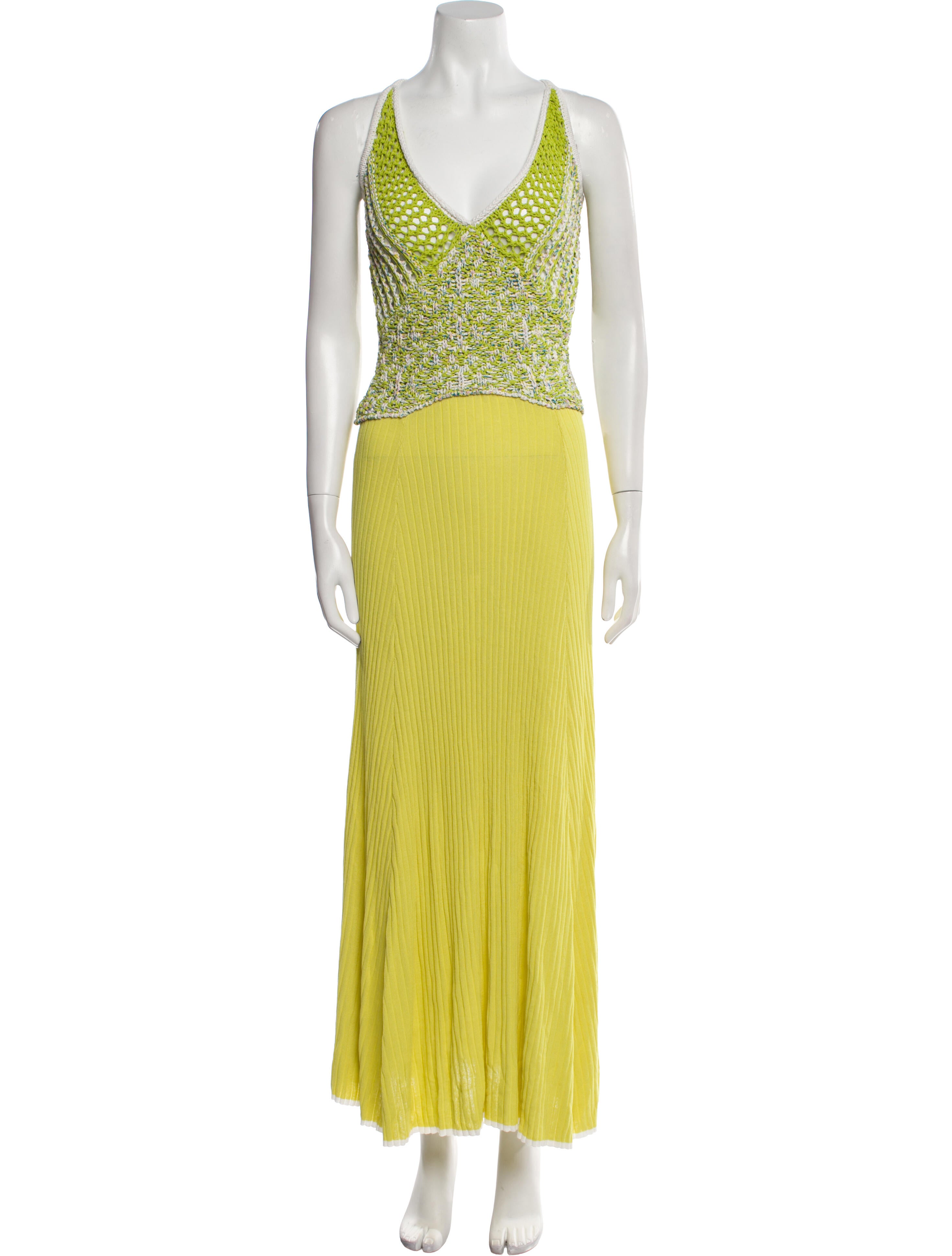Christopher Esber V-Neck Long Dress