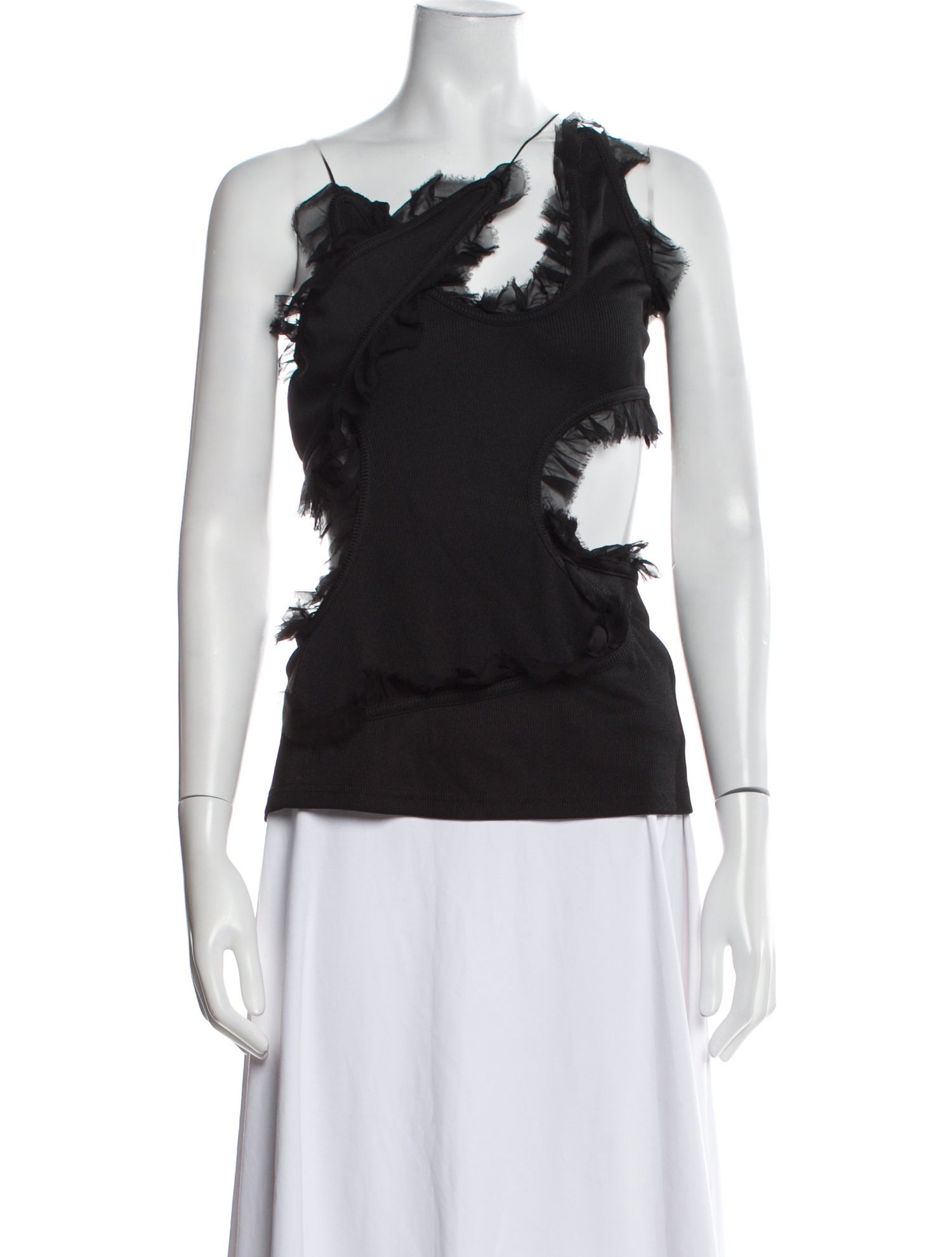 Christopher Esber One-Shoulder Sleeveless Top