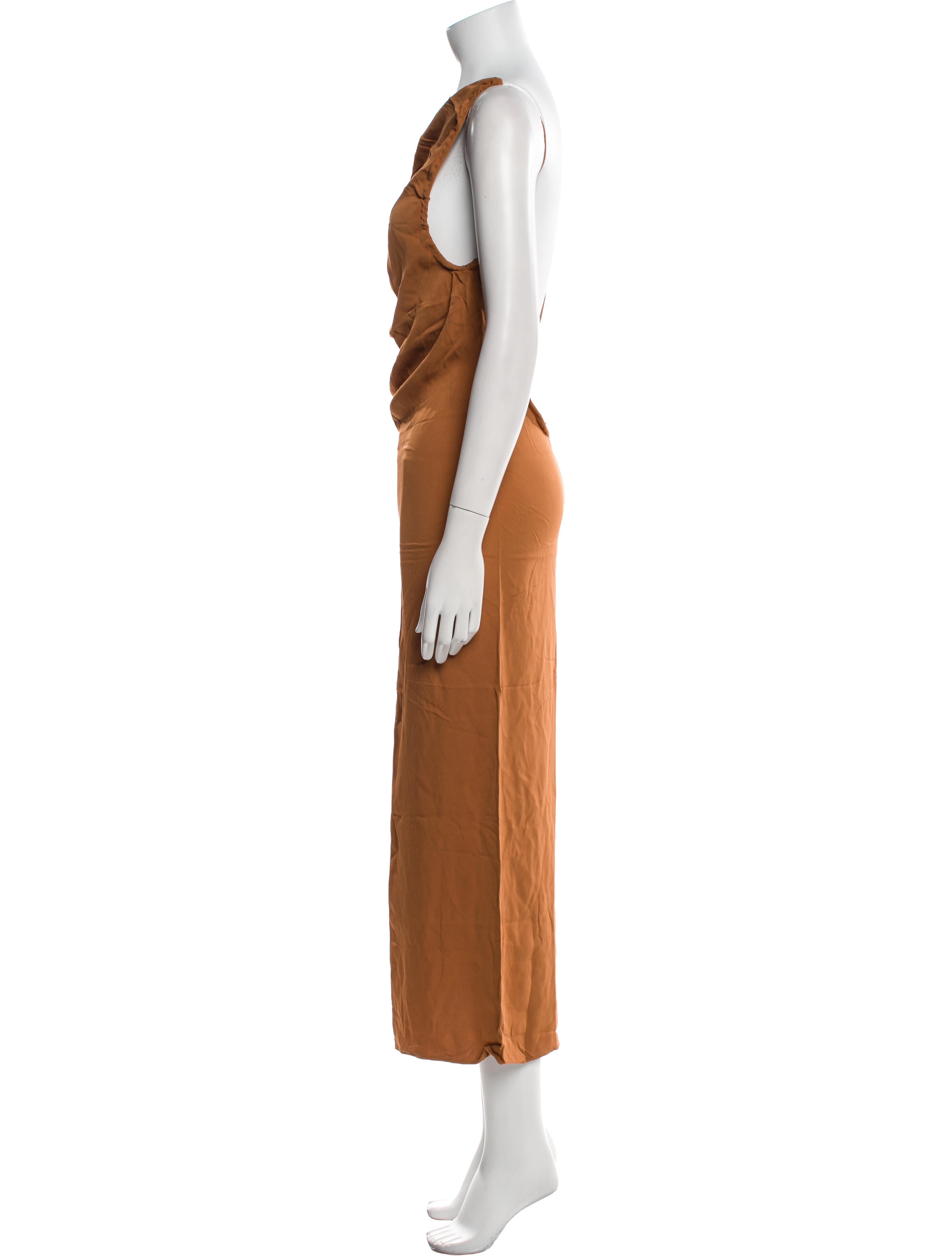 Christopher Esber One-Shoulder Long Dress
