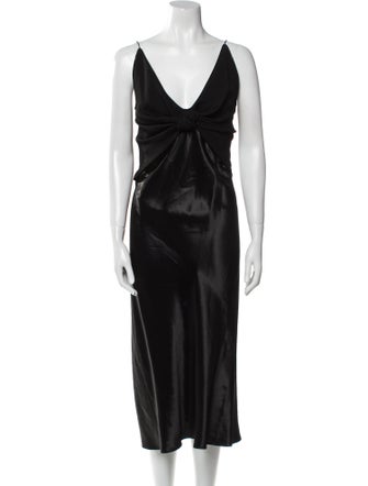 Christopher Esber Linen Long Dress