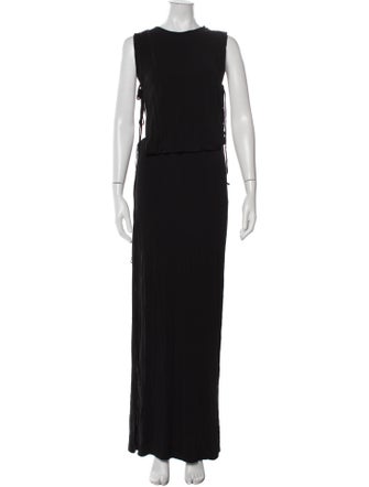 Christopher Esber Crew Neck Long Dress