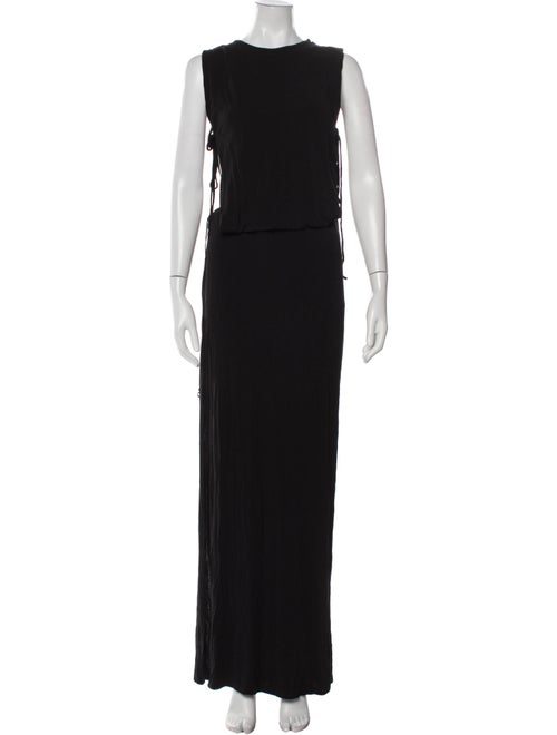 Christopher Esber Crew Neck Long Dress