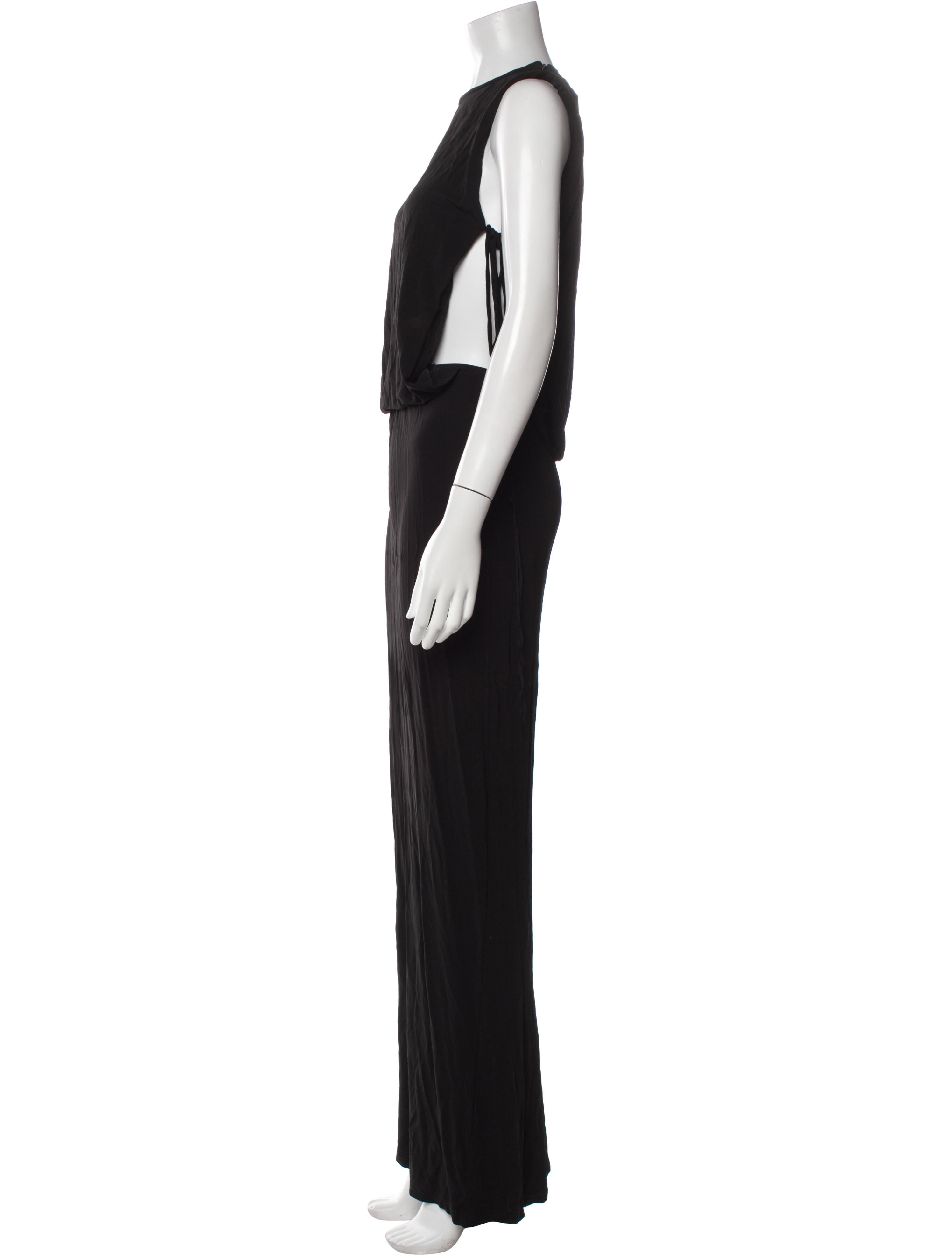 Christopher Esber Crew Neck Long Dress