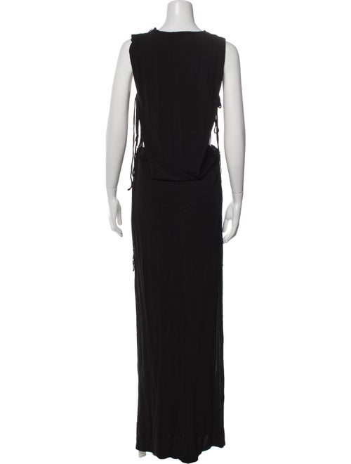Christopher Esber Crew Neck Long Dress