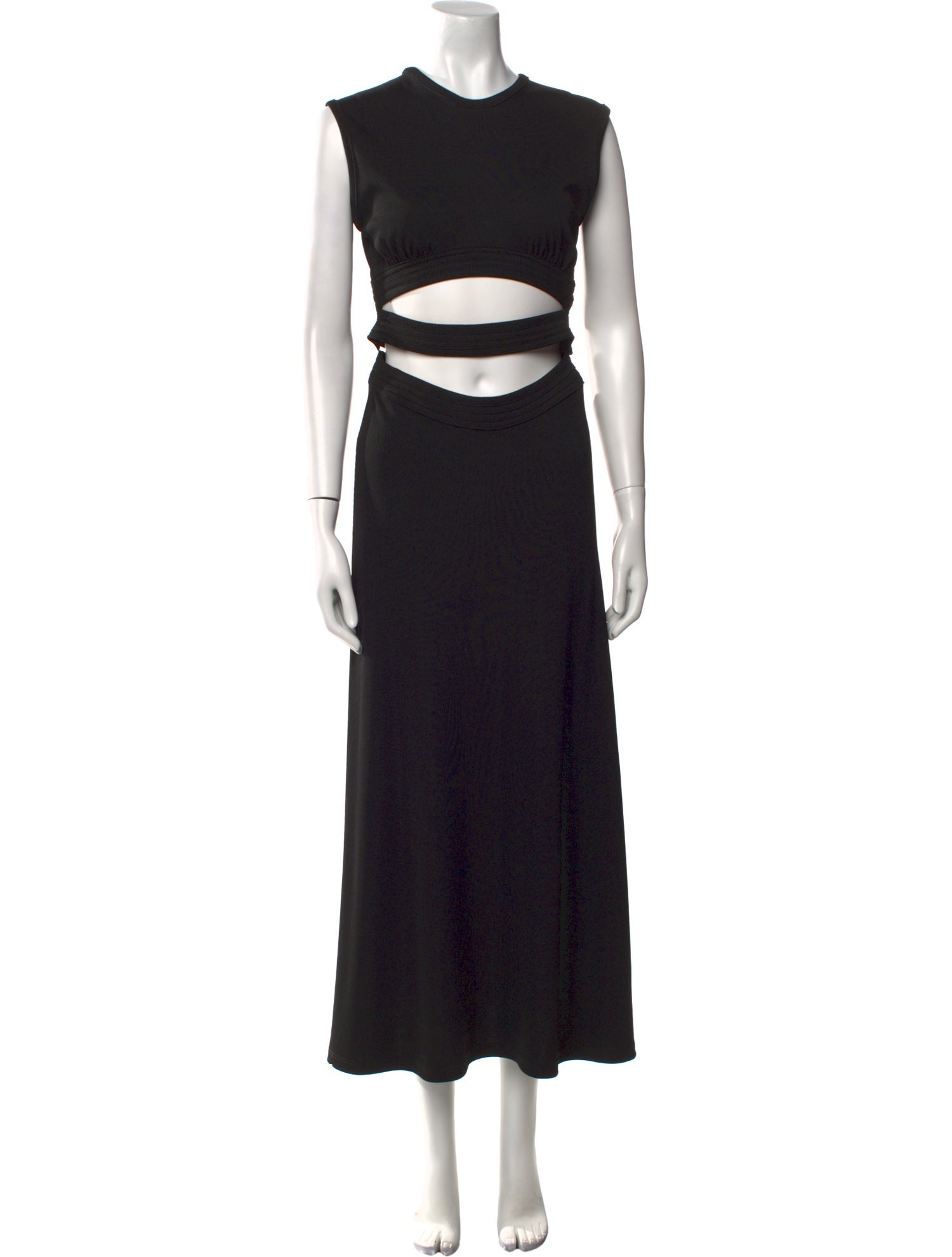 Christopher Esber Crew Neck Long Dress